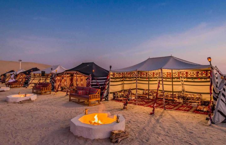 FIFA/Budweiser Camp in Qatar's Desert